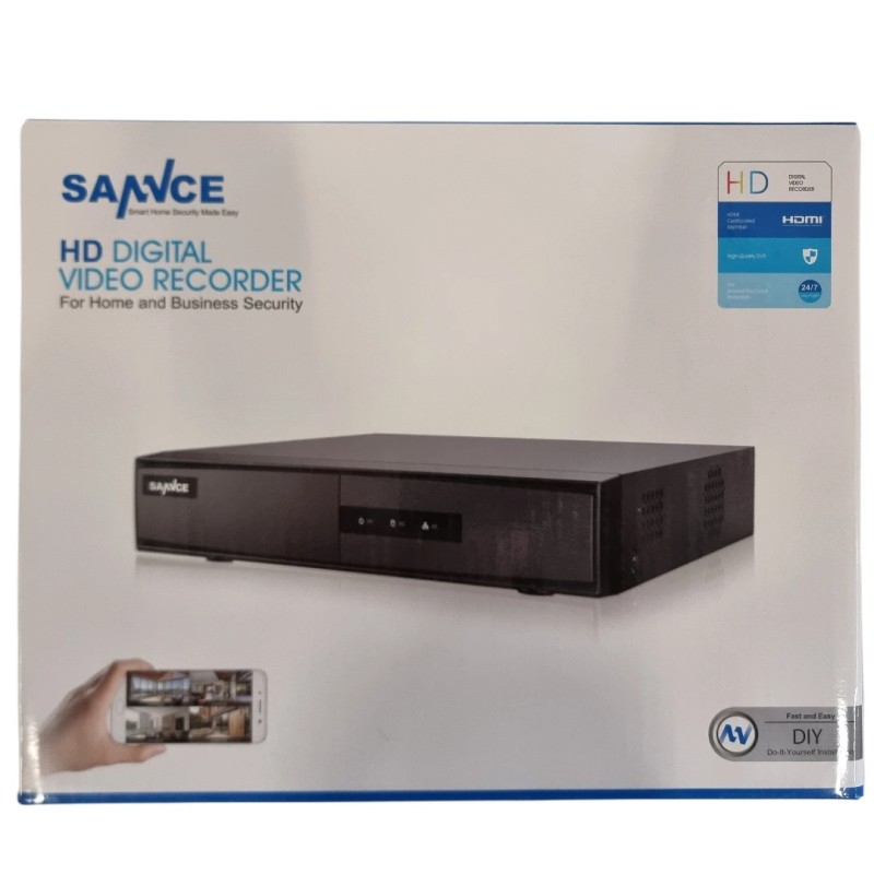 Video Recorder HD DVR für die Überwachung von Zuhause und im Geschäft