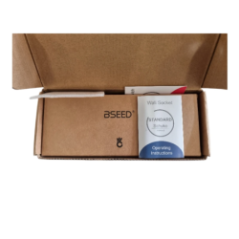 verpackung des smart switches mit code QR für app