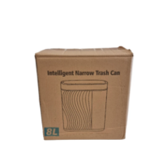 intelligent trash can side view with texture