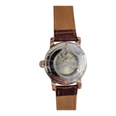 men's mechanical watch close-up of the dial and indications