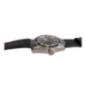Corgeut Men's Watch with Black Strap and Rotating Bezel
