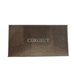 zegarek męski CORGEUT widok tarczy z czerwonym bezelem