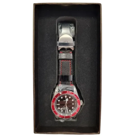 men's sports watch view of dial and strap