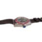 Men's Sports Watch with Red Bezel and Black Strap