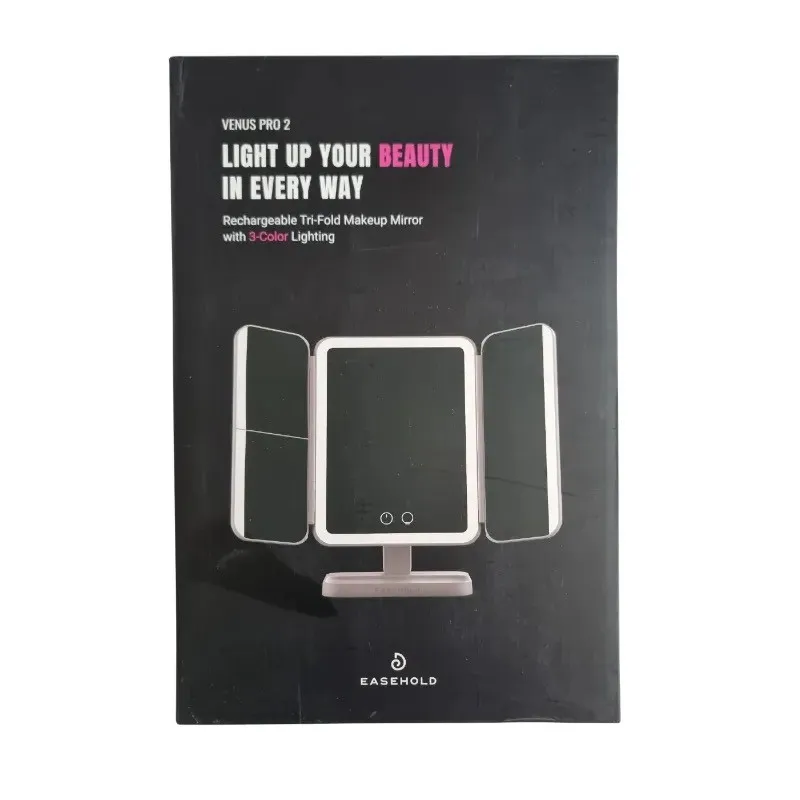 Venus Pro 2 Schminkspiegel mit 3-Farben-Beleuchtung und wiederaufladbarer Funktion