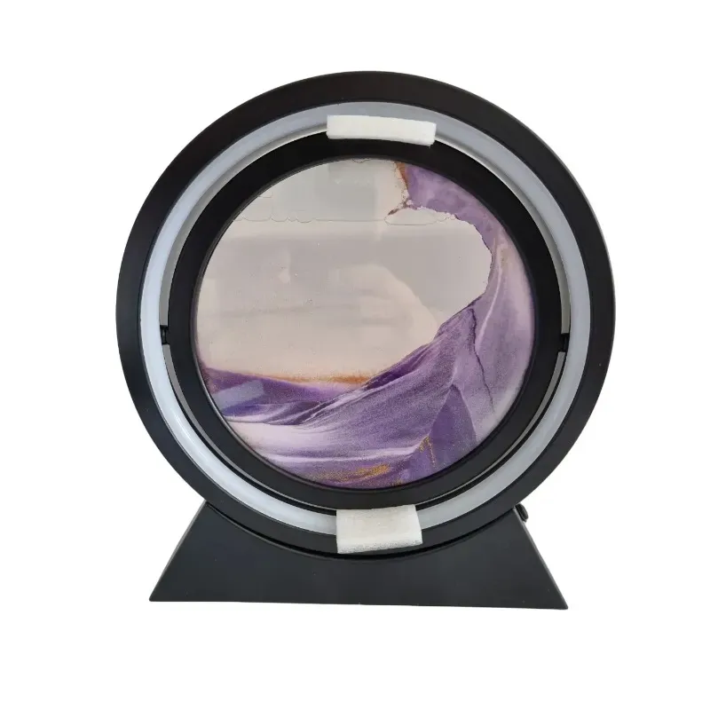 Lampe LED mit bewegtem Dekosand