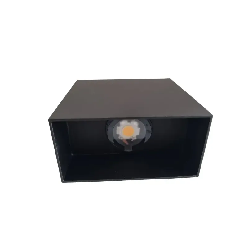 Wandleuchte LED 6W schwarz modern