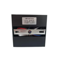 wall lamp led side view with diode led