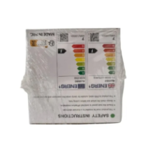 set of 6 lamps LED Alluss 3w1 top packaging view with technical information