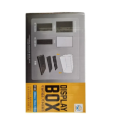 Display-Container Verpackung mit Beschreibung und Abmessungen