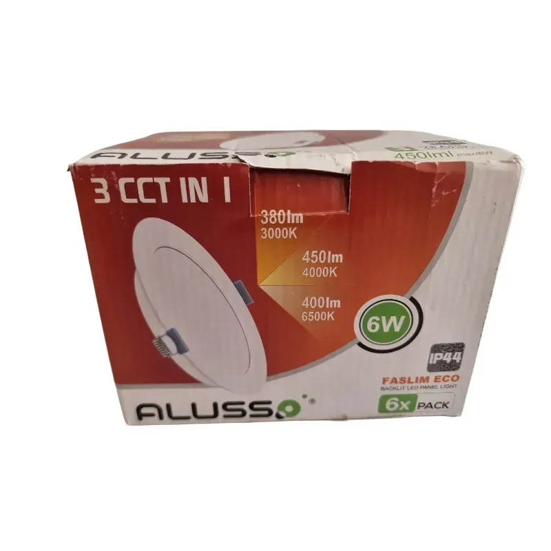 Panel LED ceiling Alusso 6W 3 CCT set of 6 pieces