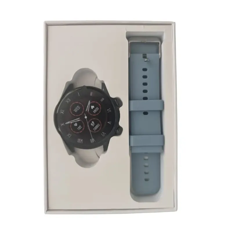 Smartwatch sportowy z funkcją monitorowania aktywności i wymiennym paskiem