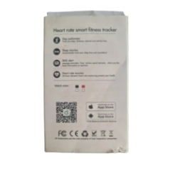 smartwatch fitness tracker side view with function icons