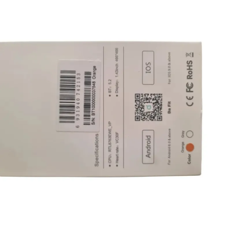 Смарт-годинник Oukitel BT10 з моніторингом серцевого ритму та Bluetooth 5.2