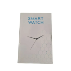 sport smartwatch front view with digital display