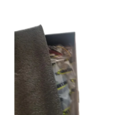 label with product description and code