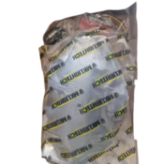 black packaging with logo