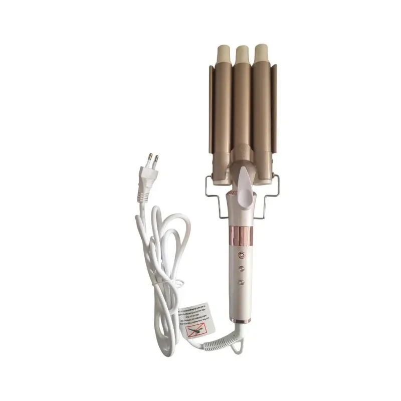 Dreifach-Haarglätter mit Temperaturregelung