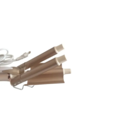 triple hair curler side view