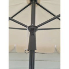 strand-sonnenschirm beige seitenansicht