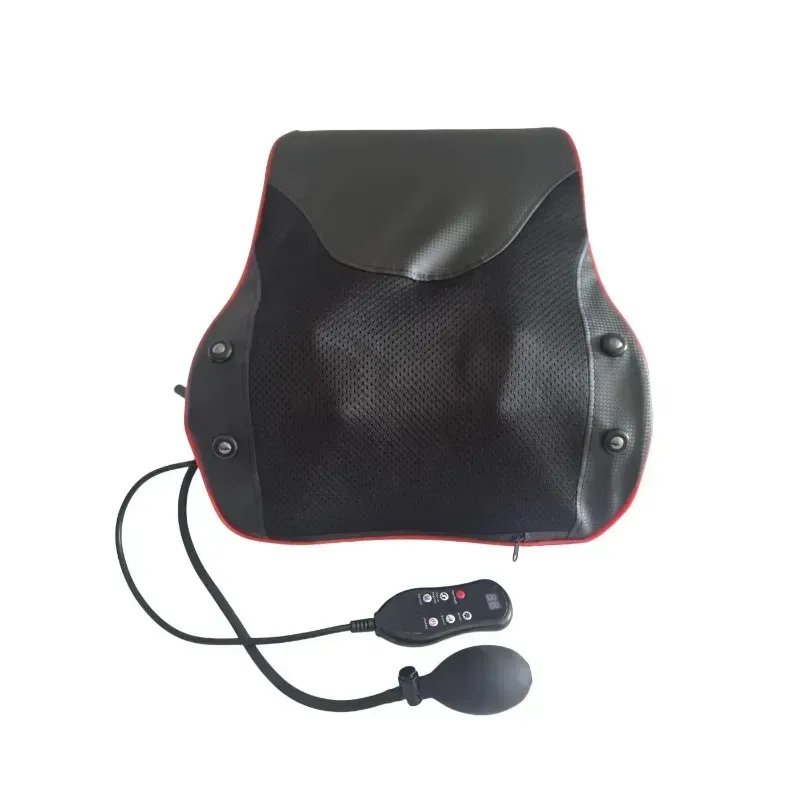 Massage Mat with Pillow and Remote for Back Massage