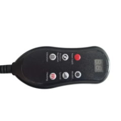 massage mat with pillow side view