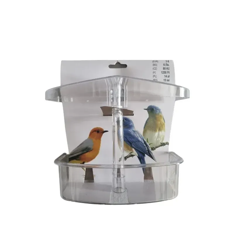 Vogelhaus aus transparentem Material