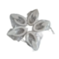 Ceiling lamp LED in the shape of a flower with decorative elements