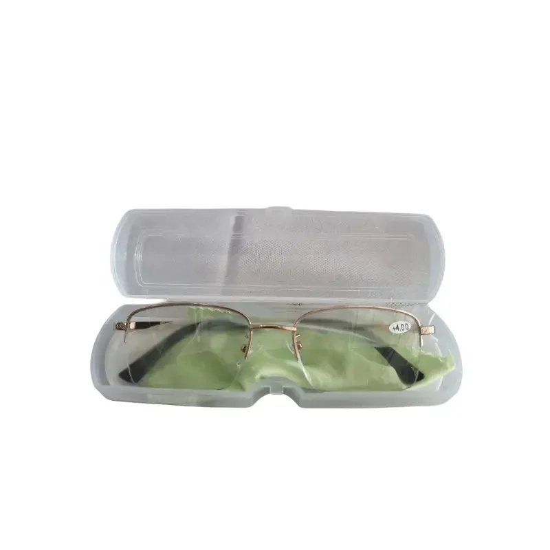 Okulary do czytania z etui +4.00