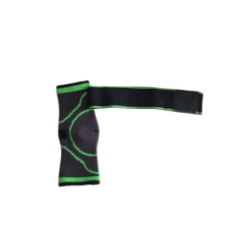 Kniebandage mit verstellbarem Riemen Vorderansicht