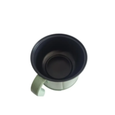 електрична пароварка вид зверху кришки з ручкою