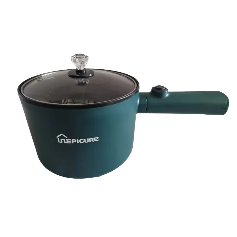 Electric Cooking Pot with Lid and Accessories