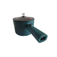 Electric Cooking Pot with Lid and Accessories