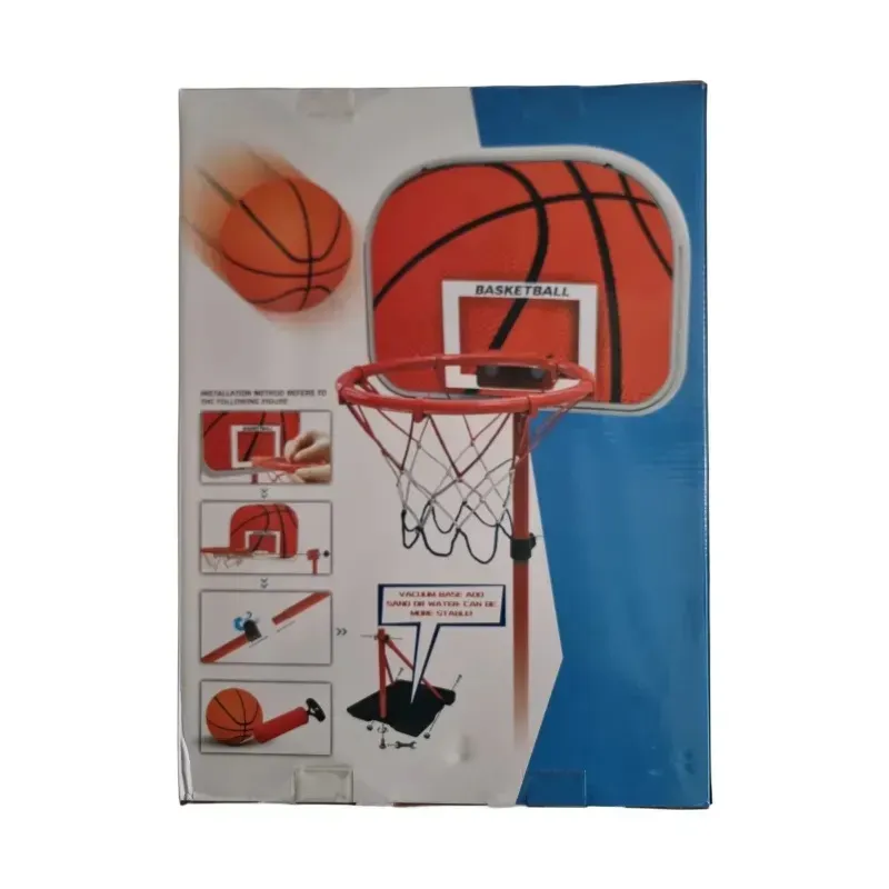Kids' Adjustable Height Basketball Set