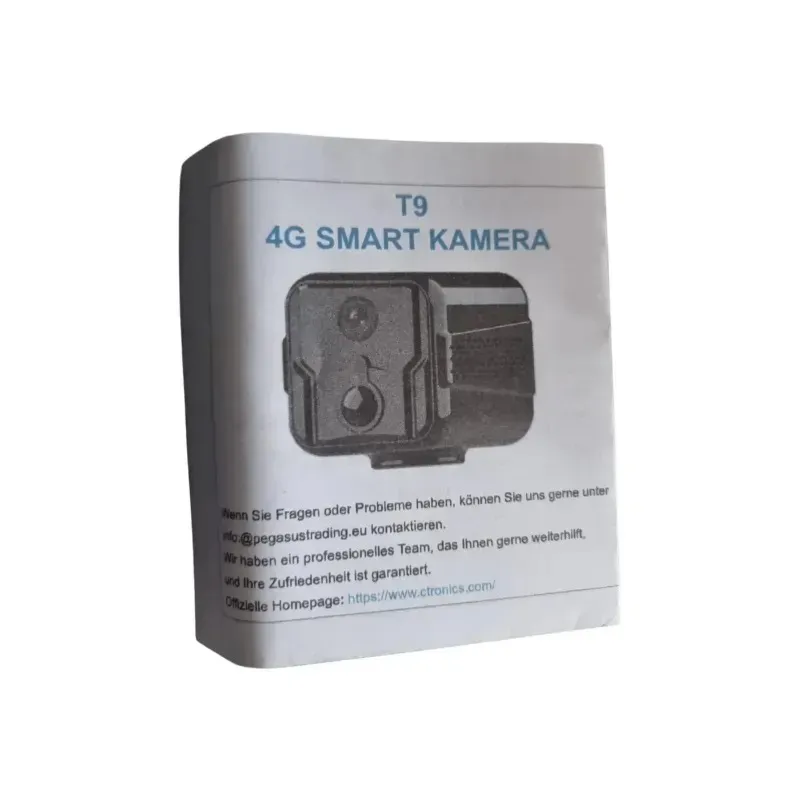 Kamera 4G Smart T9 z zestawem montażowym i akcesoriami