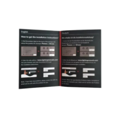 set of lighting components LED packed in bags