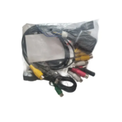 set of cables and accessories for car player