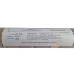 decorative wall wallpaper brown-yellow pattern roll view with label