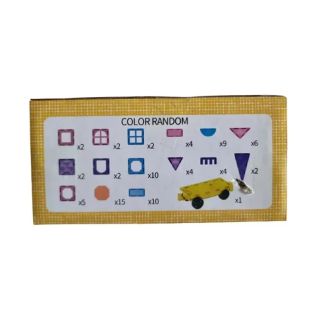 Zestaw klocków magnetycznych TEMI 80 elementów dla dzieci