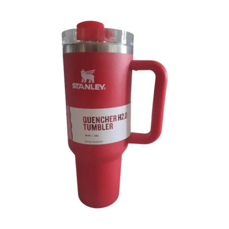 Stanley Quencher Thermobecher H2.0 40oz Rot mit Griff