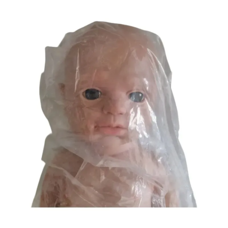 Ubranko dla lalki z czapką czerwone w grochy