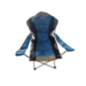 Foldable Camping Chair with Armrests and Drink Holder
