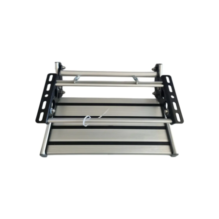 składany stopień aluminiowy do pojazdu widok z góry