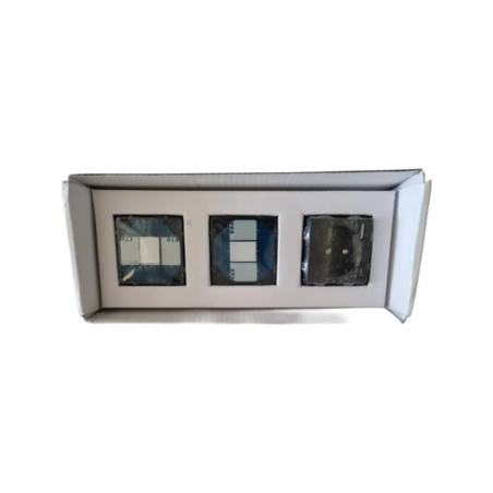 Schalter- und Steckdosen-Set mit gehärtetem Glas BSEED