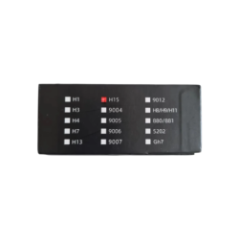 opakowanie zestawu żarówek LED H15 widok z przodu