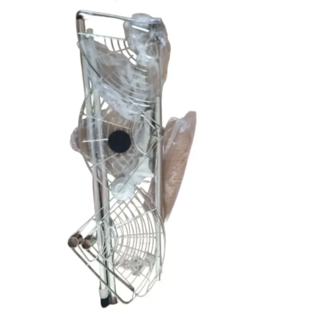 stojak na owoce i warzywa metalowy widok z boku