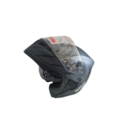 back of motorcycle helmet VGV packaging with logo