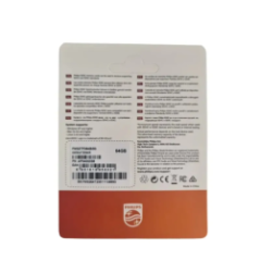 Philips microSD memory card 64GB back view packaging with information