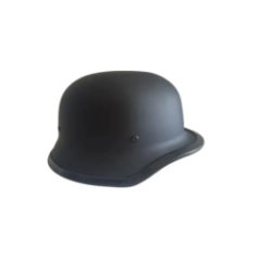 retro motorcycle helmet strap detail