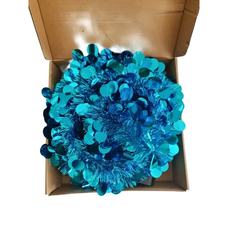 Türkise dekorative faltbare Girlande